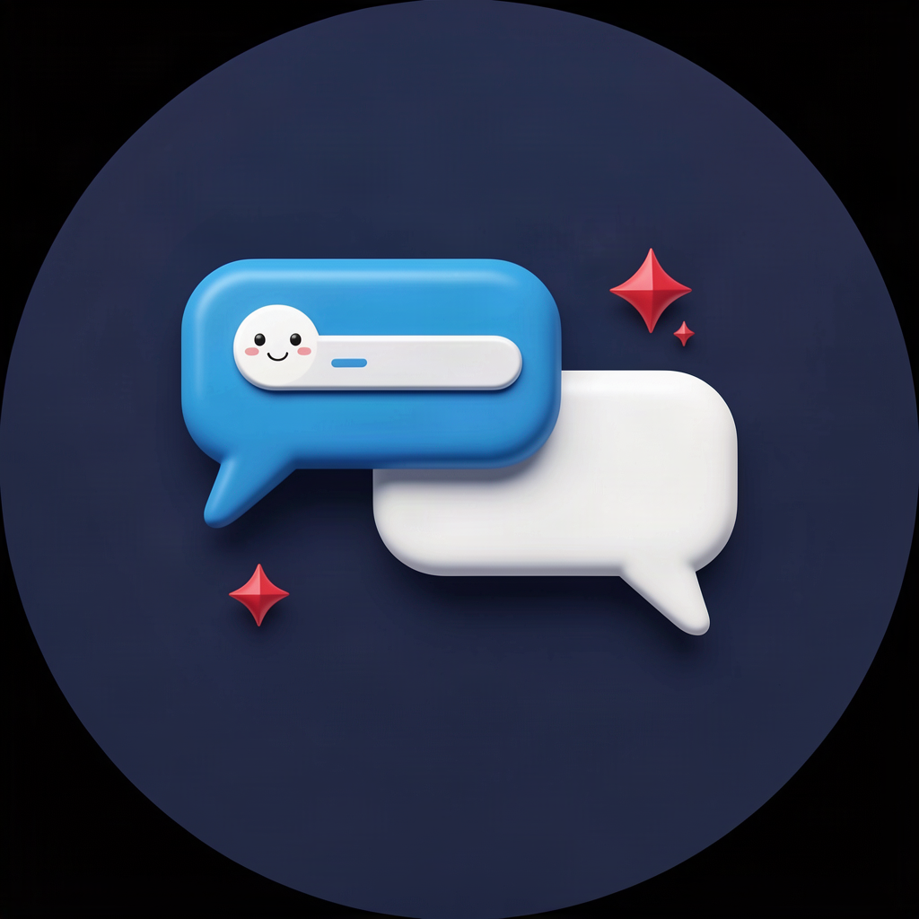 Customer chat illustration